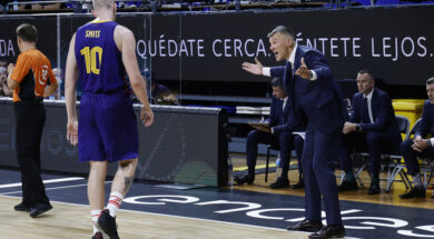 Rolands Smits Sarunas Jasikevicius, La Laguna, 2020-09-13