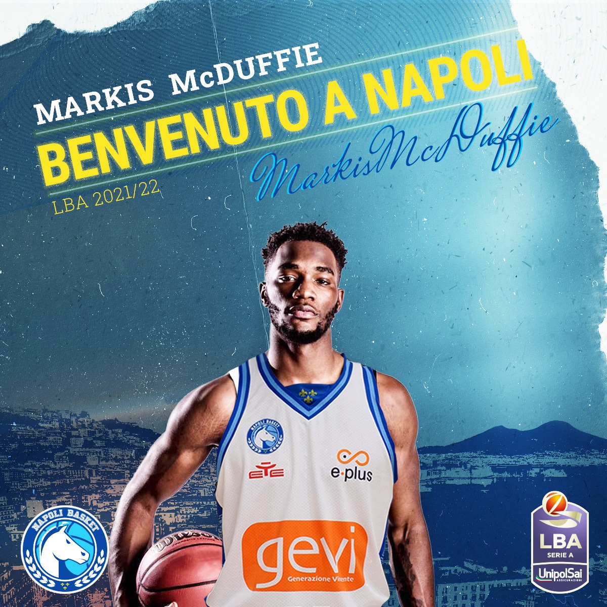 #LBA- GeVi Napoli, ingaggiato Markis McDuffie